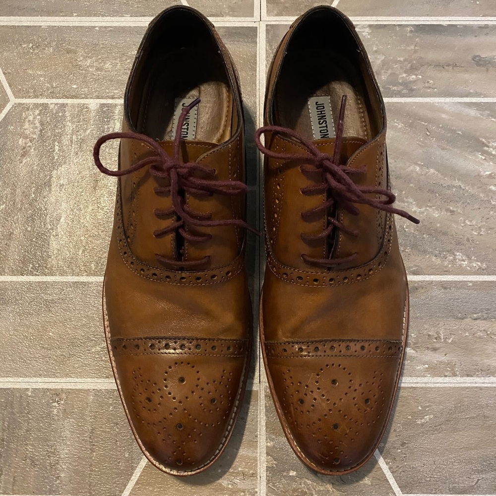 Johnston & murphy men’s dress shoes size 10